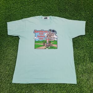 Vintage 1993 Amish Shirt XL 23x29 Amishland and Lakes USA